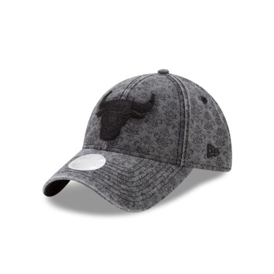 Chicago Bulls Gorra | New Era NBA Vintage Flair 9twenty Adjustable Cap Mexico - Negros